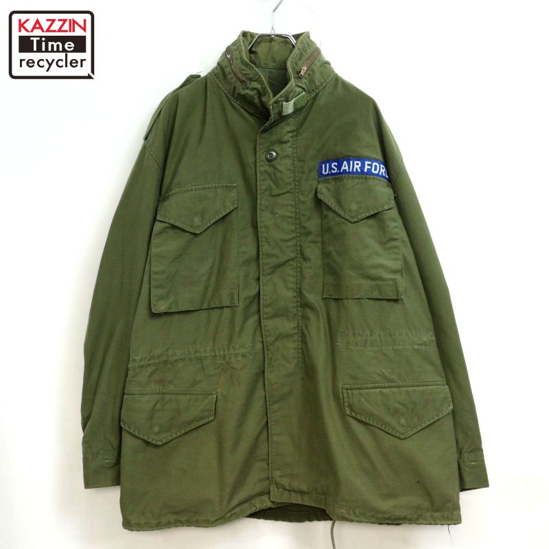 【中古】70s USA製 ヴィンテージ M-65 3rd ミリタリージャケット 古着 メンズ 表記LARGE-REGULARサイズ グリーン|Vintage古着屋 KAZZINTimerecycler