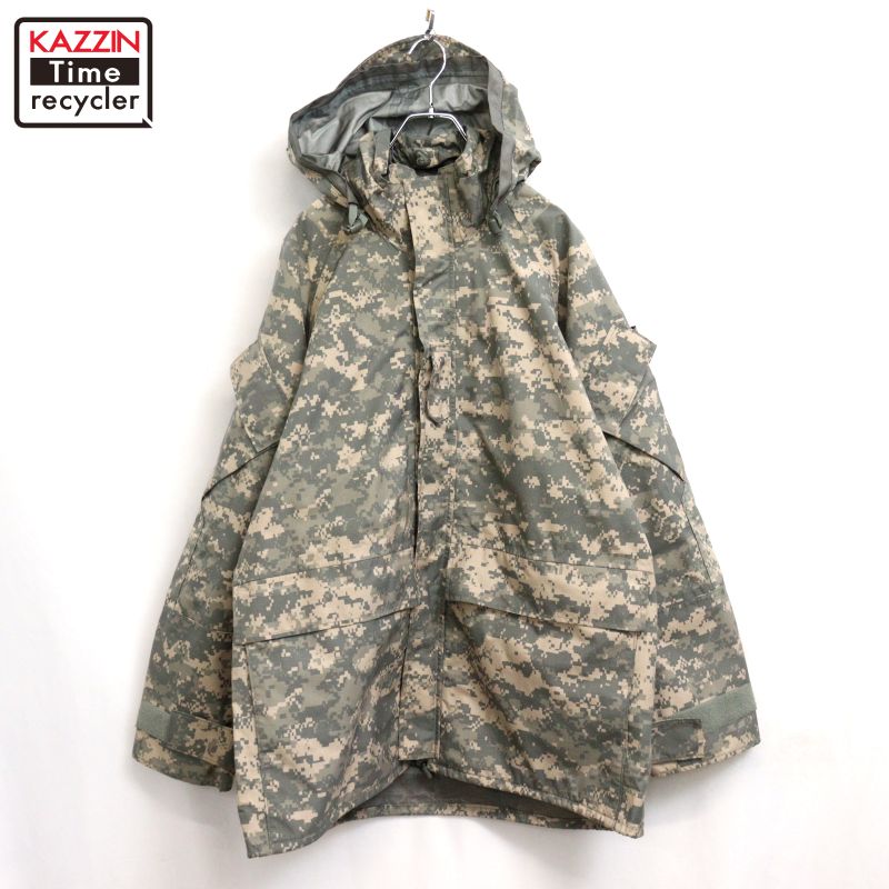 【中古】00s USA製 U.S.ARMY デジタルタイガーカモ ECWCS Level6 GORE-TEX ミリタリージャケット 古着 メンズ XL~サイズ相当 グレー|Vintage古着屋 KAZZINTimerecycler