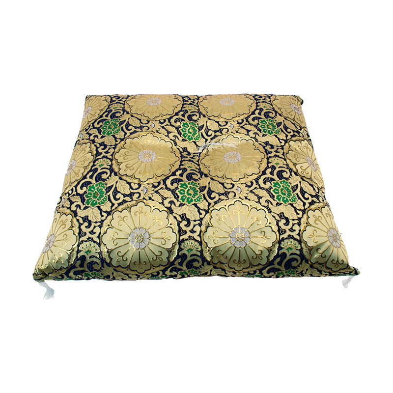 楽天市場】【ポイント5倍+クーポン】本曲録ワイドサイズ用座布団 金襴