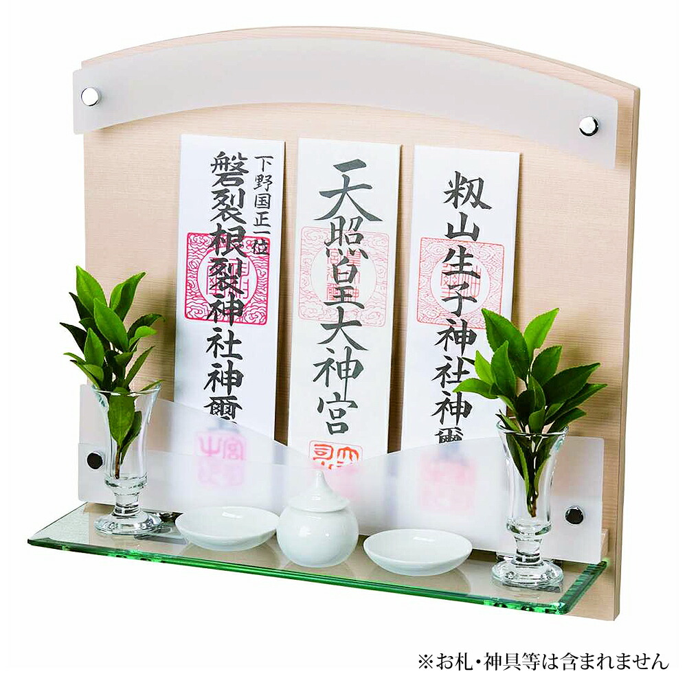 ポイント5倍 クーポン シンプル 神棚 合格祈願 モダン モダン神棚 壁掛タイプ Neo410g コンパクト 国産 日本製 シンプル ネオ 小 おしゃれ マンション デザイン 三社 国産 お札 壁掛け 洋風 合格祈願 桧 ヒノキ リビング 檜 ガラス 小さい ミニ