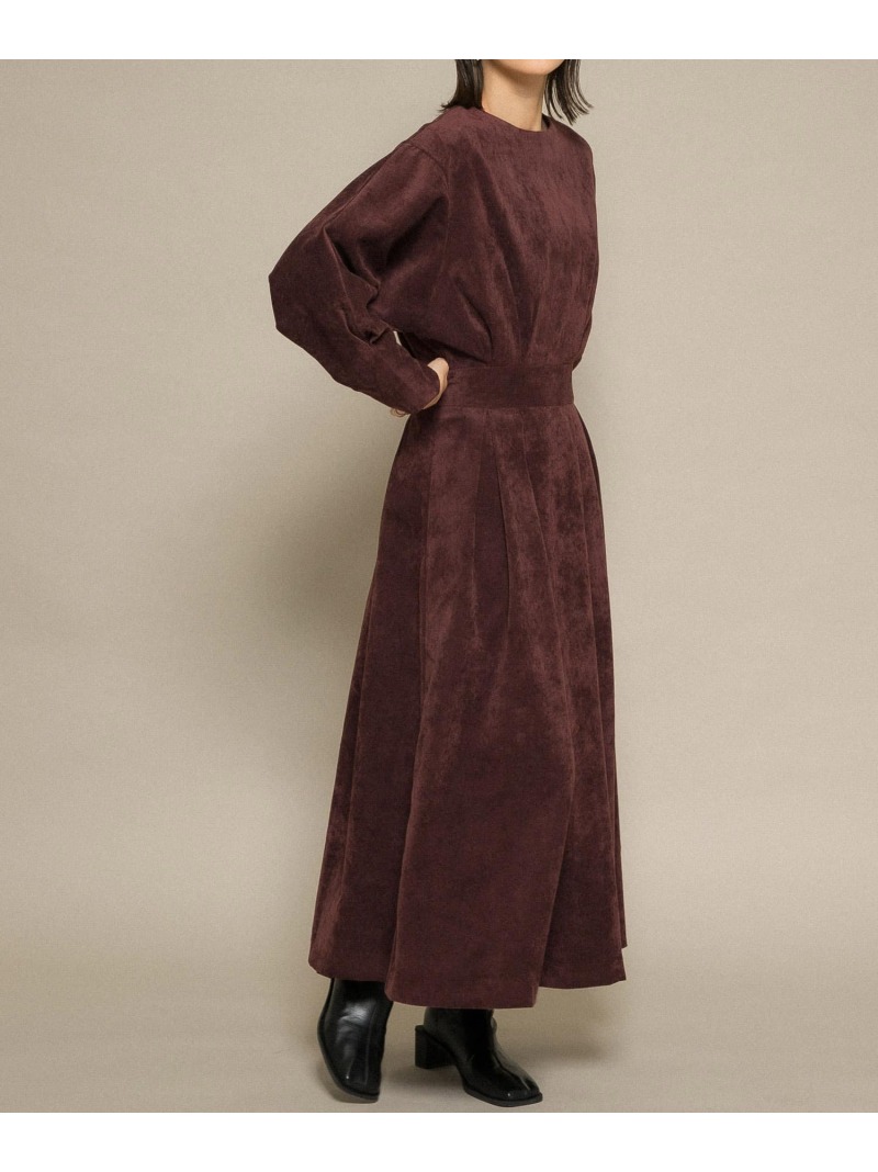 Web 部署店舗制限 コーデュロイボリューム衣装 Kbf ケービーエフ ワンピース ワンピース余分の物 パープル 白人 海軍 送料無料 Rakuten Fashion Bairien Yamagata Jp