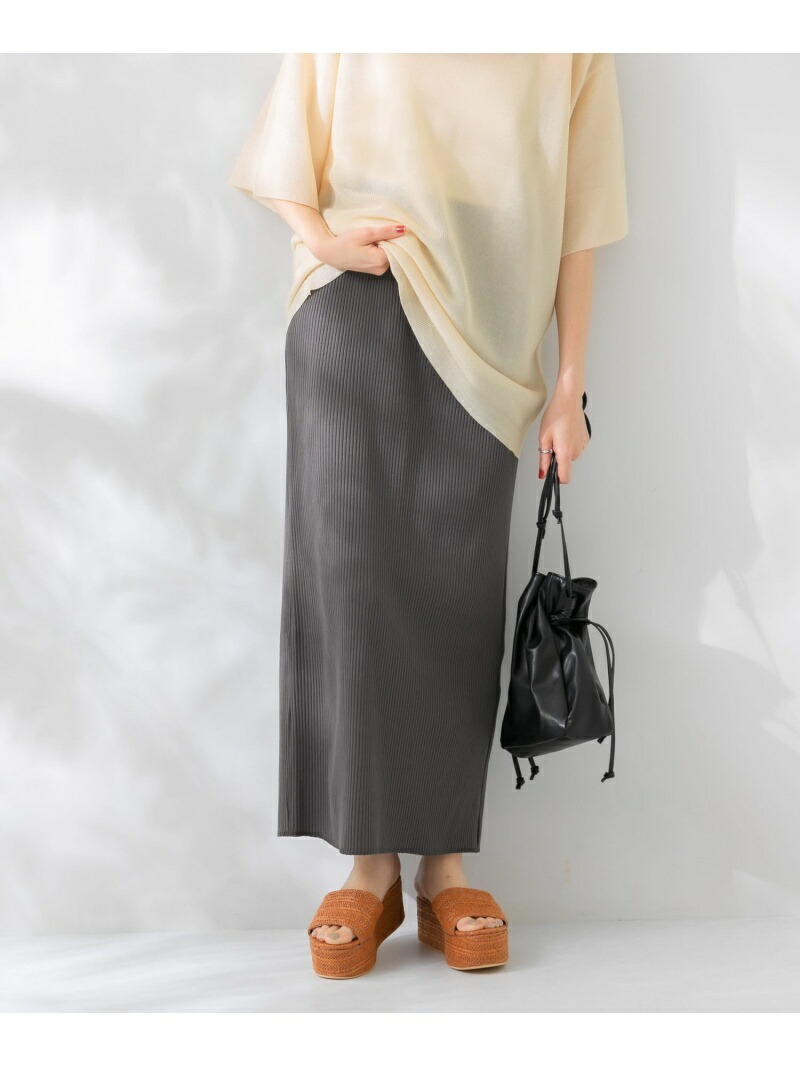 リブタイトスカート Kbf スカート スカートその他 ケービーエフ