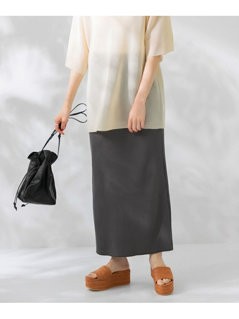 リブタイトスカート Kbf スカート スカートその他 ケービーエフ