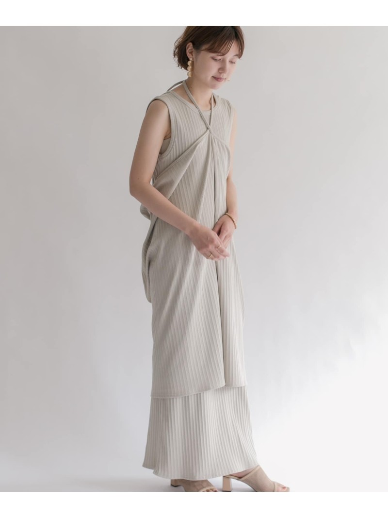 楽天市場 Sale 50 Off マルチウェイランダムリブセットワンピース Kbf ケービーエフ ワンピース ワンピースその他 ベージュ グリーン グレー Rba E Rakuten Fashion Kbf ケービーエフ