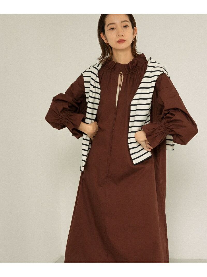 2wayフリルカラーワンピース Kbf ケービーエフ ワンピース ワンピースその他 ブルー ホワイト ブラウン 送料無料 Rakuten Fashion Alittlepeaceofmind Co Uk