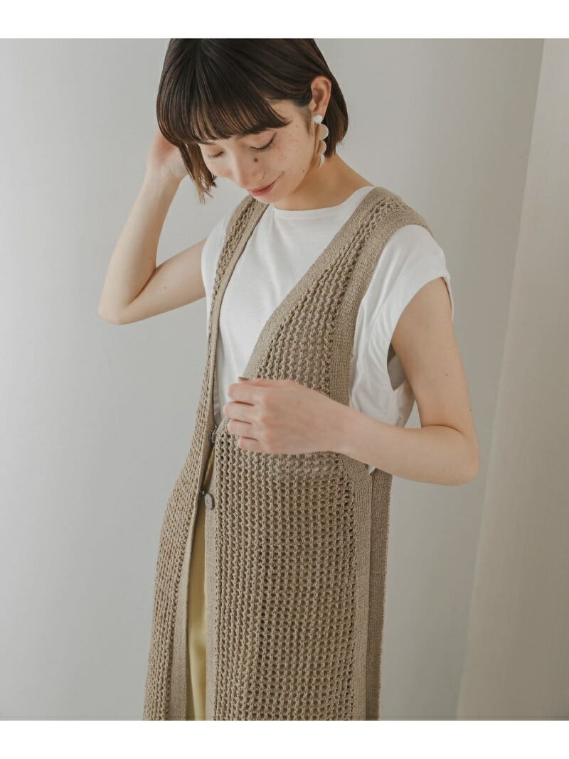 お1人様1点限り テープヤーン2wayジレワンピース Kbf ケービーエフ ワンピース ワンピースその他 ベージュ ホワイト Rakuten Fashion 超人気 Elcielogirasoria Com