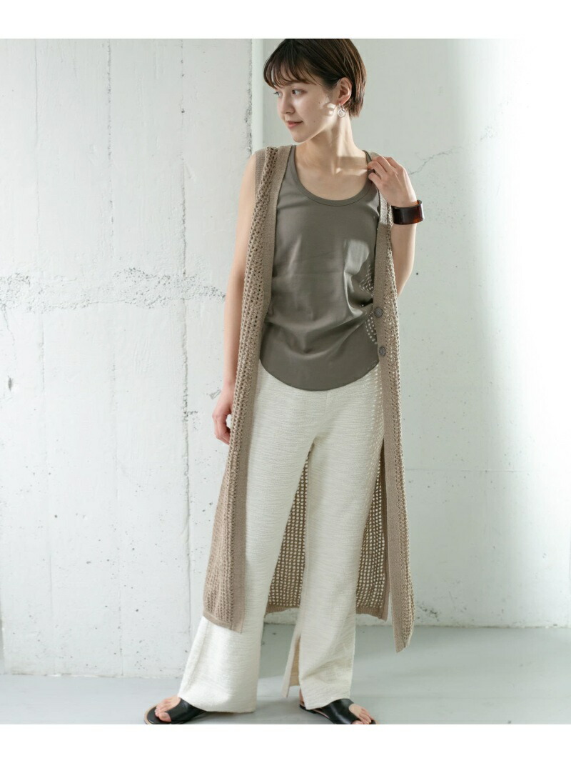 お1人様1点限り テープヤーン2wayジレワンピース Kbf ケービーエフ ワンピース ワンピースその他 ベージュ ホワイト Rakuten Fashion 超人気 Elcielogirasoria Com