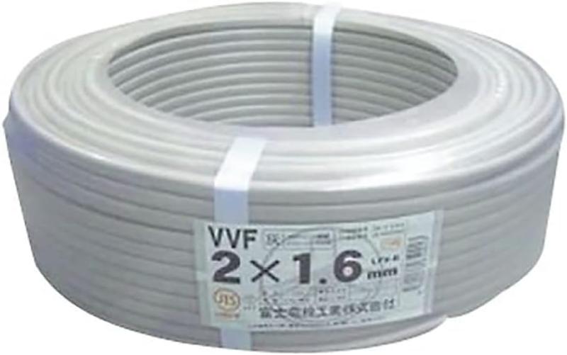 富士電線工業　Fケーブル　3×2.6 富士電線工業 低圧配電用ケーブル VV-F 2.6MMX3C 100M 1巻（直送