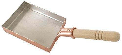 卵焼き器 銅製 12長 12cm×16cm 玉子焼き鍋 日本製 プロ仕様 厚板 卵2個4個用 熱伝導率 均一加熱 ふんわり調理 職人手作り 銅鍋 キッチン用品 調理器具 業務用 家庭用 弁当作り 卵焼きフライパ|kbox店