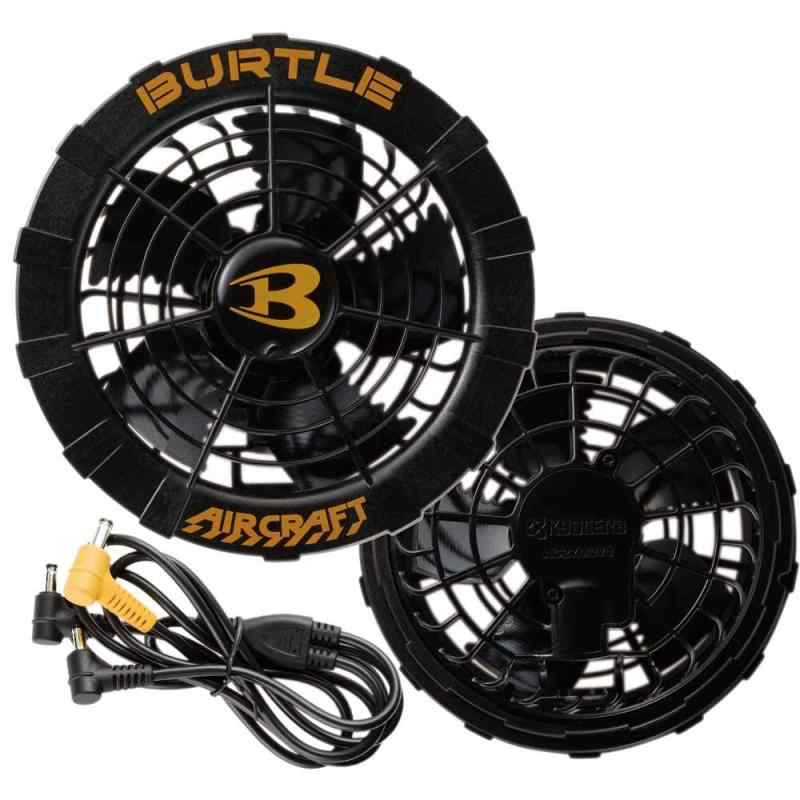[2個セット]バートル　ファンユニットブラック AC370 35 F BURTLE バートル ファンユニット AC370 ブラック エアークラフト