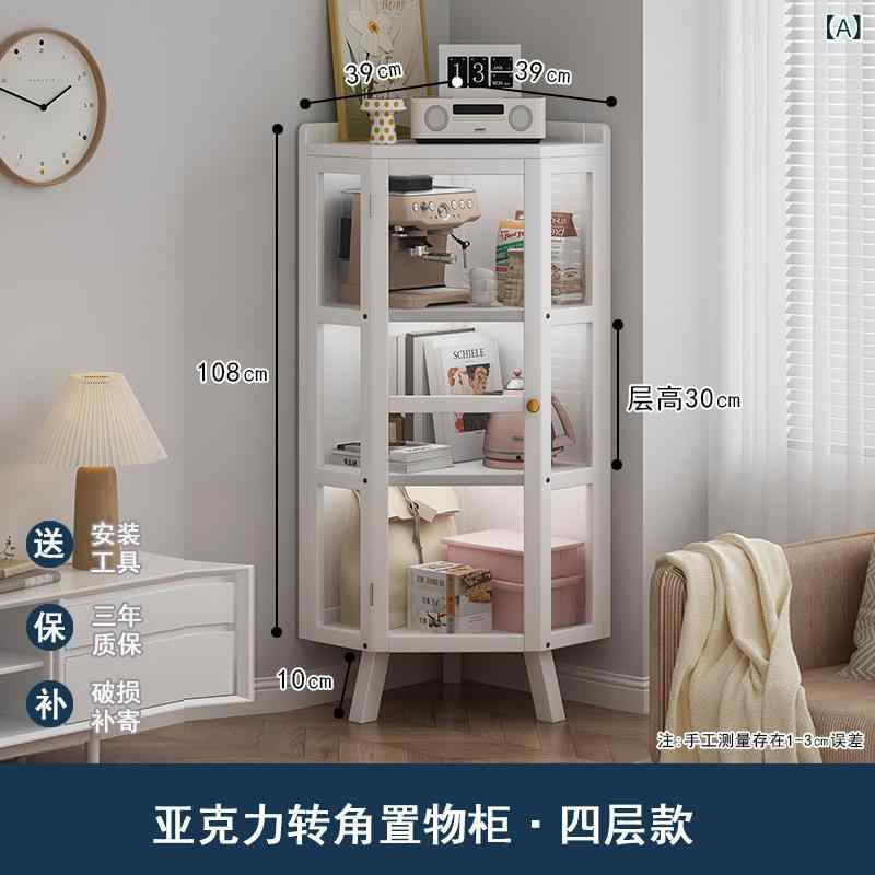 端っこ仕合わせ 木製 コーナーシェルフ 納める棚 ３角形仕合わせ か細い 省空白文字 収納家具 細長い切口納める サイドテーブル 室内用便器 御厨子所 リビング 部屋の入り口 納めるし分かりやすい 精神的な統合飾り気の無い 明けっ広げ仕合わせ 納める仕合わせ