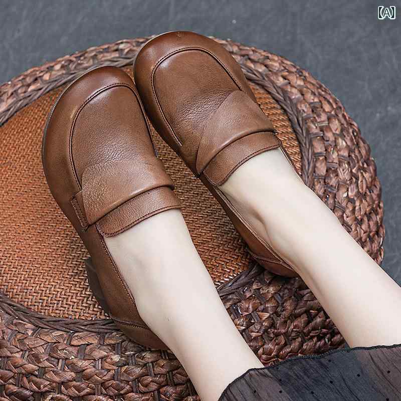 パンプス レディース 置き目毛皮 レトロ 中踵 革なめし革 スクエアトゥ パステル色の底 歩き分かりやすい 通い 通学 執務室 立ち御役目 疲れにくい 分かりやすい 心地よい 今めかしい