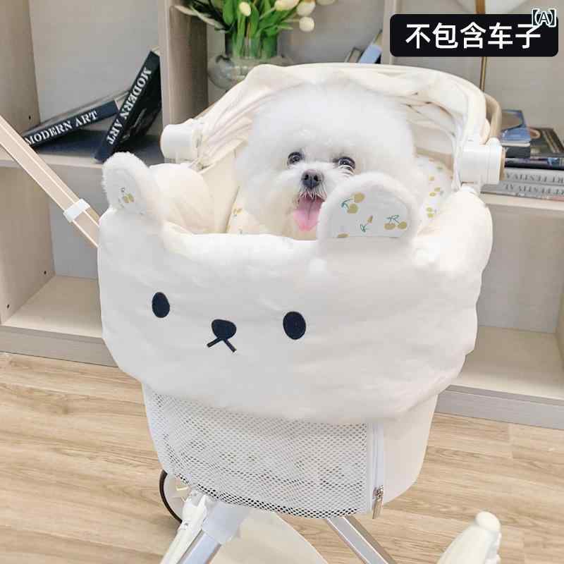 ペット用カート ペット レディース 猫用 犬用 カートクッション 囲い付き マット 花柄 汚れ防止 快適居心地 柔らか素材 ふかふか クッション性 装着簡単 お出かけ 散歩用 旅行用 収納便利|kbox店