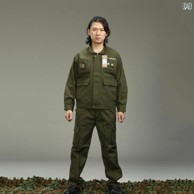 やり方服 メンズ セットアップ 長袖 細工物御召しもの 上下書き割り 通気性 多役立つこと隠し 耐摩耗 やり方着 一こま服 工業プラント用 ユニフォーム 持続士 溶接 難民キャンプ アウトドア ガーデニング やり方能率繰り上げる