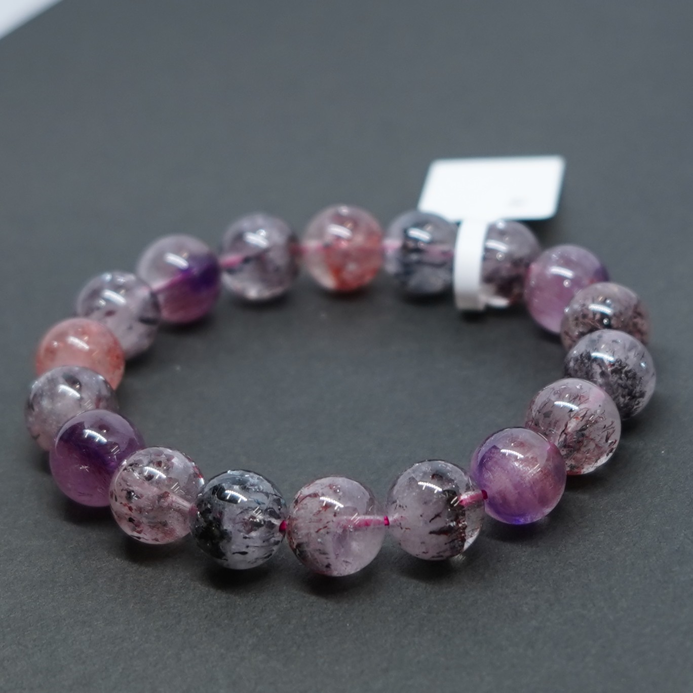 楽天市場】高級 スーパーセブン ブレスレット 天然石 スーパーセブン