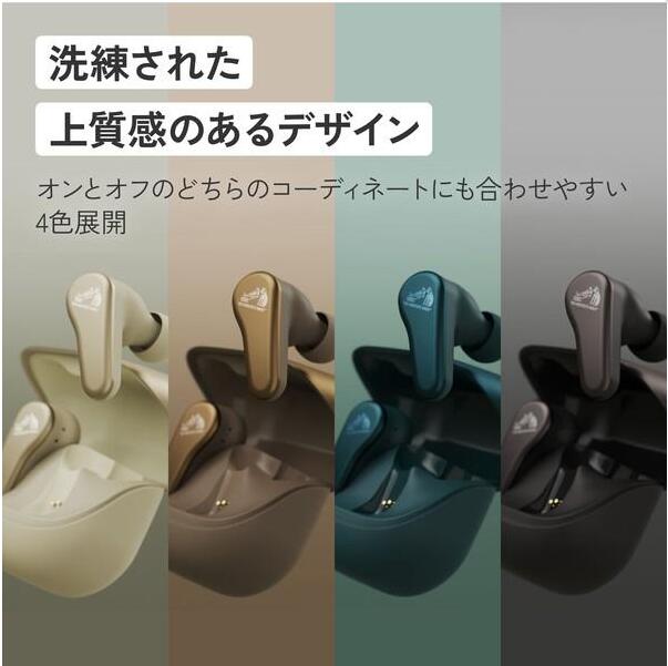 JVCケンウッド Victor HA-A110T-B ワイヤレスイヤホンBluetooth Ver.6.0 ノイズキャンセリング 最大限度44第四次元生まれ変わり LDAC 無線電話申し受ける 防滴 マルチポイント 濃灰色黒いこと ティールグリーン 象牙色ゴールド ブロンズ赤銅色