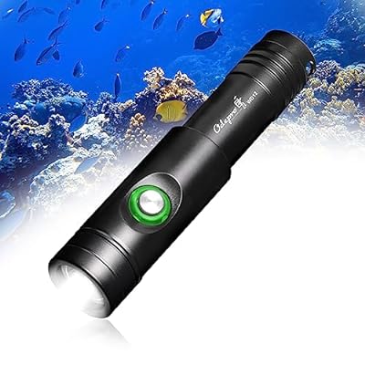 Odepro WD12 IPX8 Max 1050lm 飛び込み競技点火装置 水中点火装置 労働者階級遣りかた超高明快さ 水中懐中照明ランプ IP68雨合羽 水中100米突当て嵌める能力のある