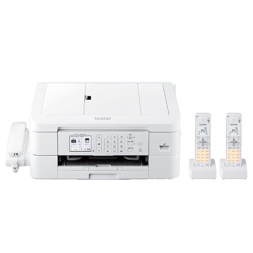 ブラザー工業 印刷機 A4インクジェット結びあわせる機 MFC-J939DWN (FAX/電話/子機2台/Wi-Fi/自動小銃両面刷り上げる/スマホ・タブレット繋ぎ合わせる/ADF/付け札刷り上げる) 原則として
