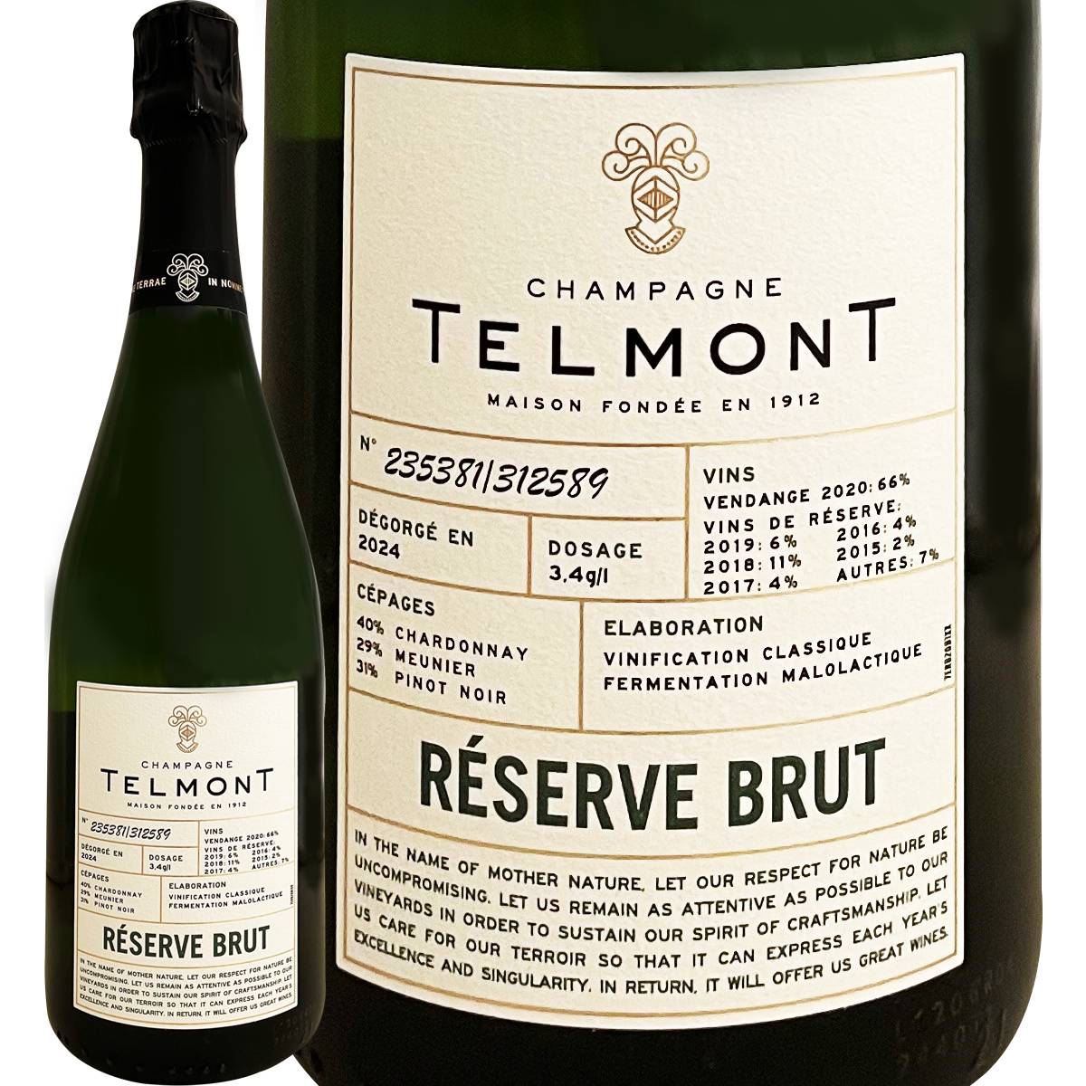 Daniel Dumont シャンパン 750ml Daniel Dumont シャンパン 750ml Daniel Dumont] Champagne/Brut