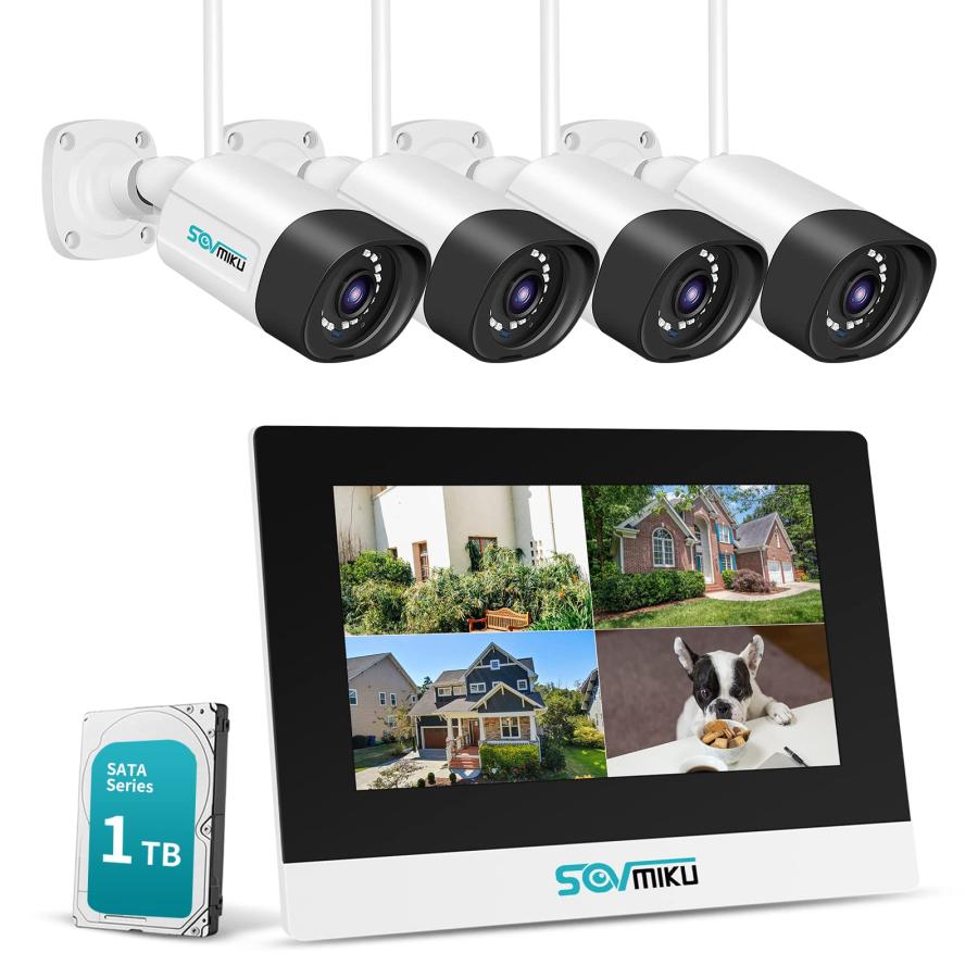 楽天市場】【双方向音声1TB HDD内蔵 】 防犯カメラ ワイヤレスSovmiku