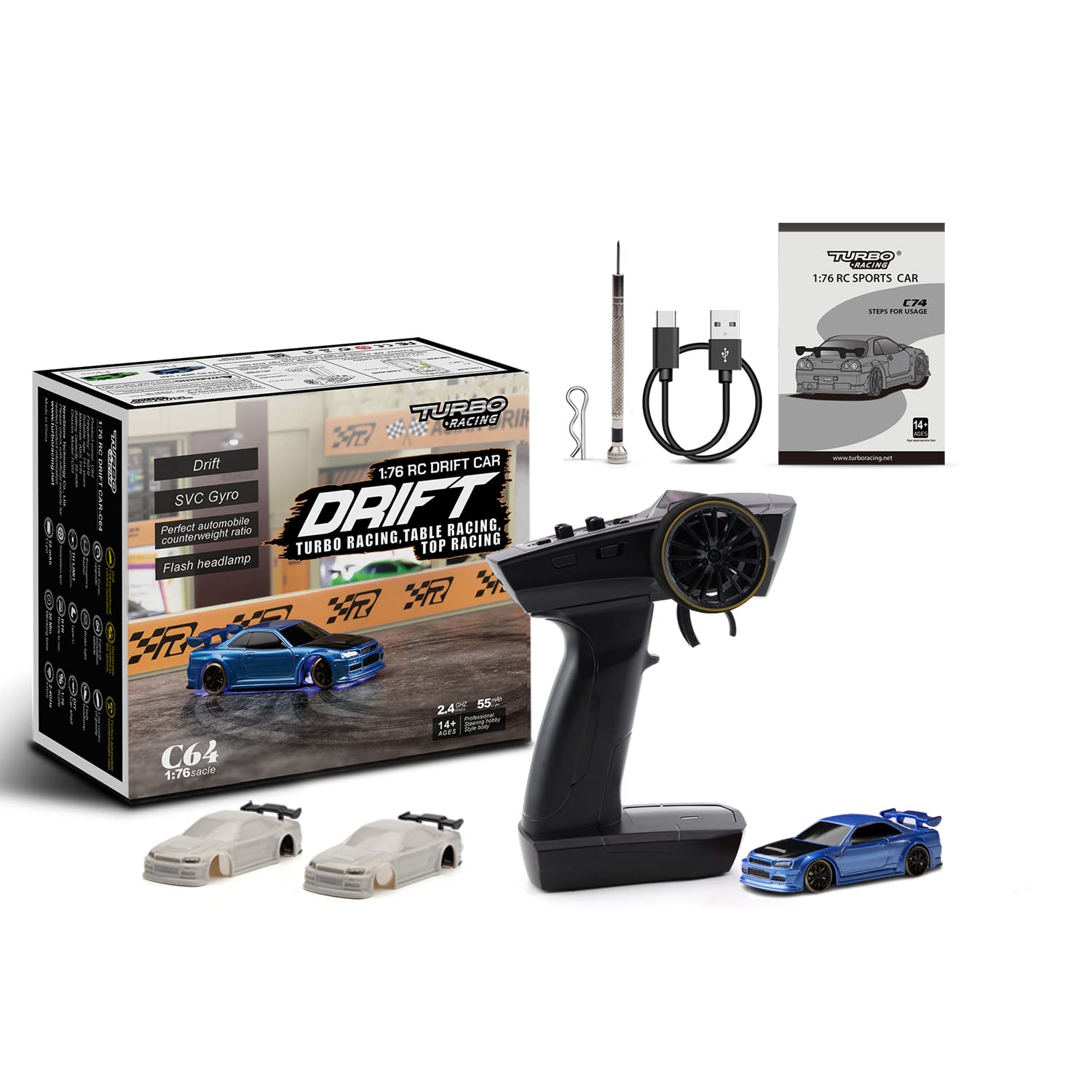 楽天市場】Turbo Racing C50 ラジコントラック けん引トラック 2.4GHz