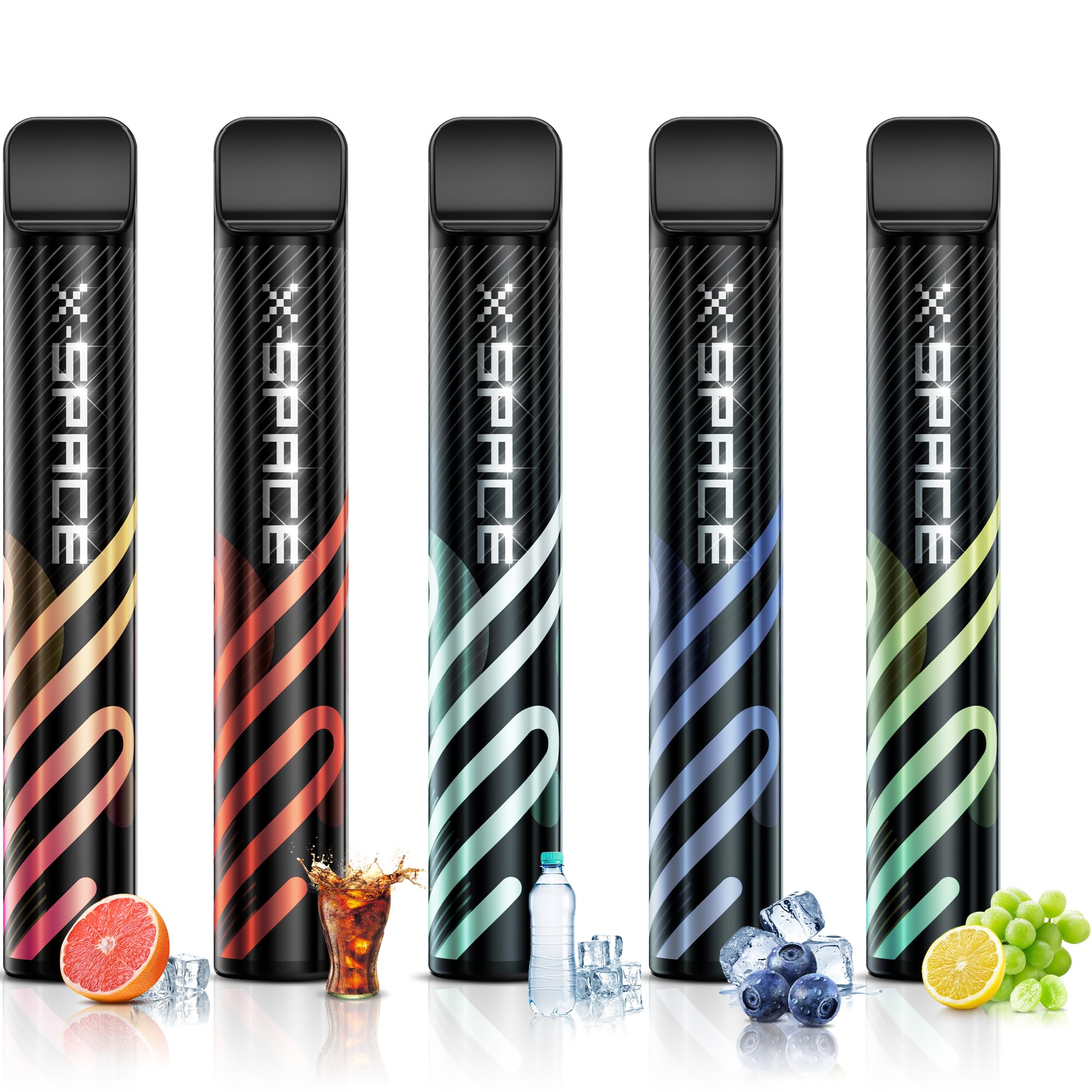 楽天市場】電子タバコ シーシャ ベイプ 使い捨て vape 巨峰 5本