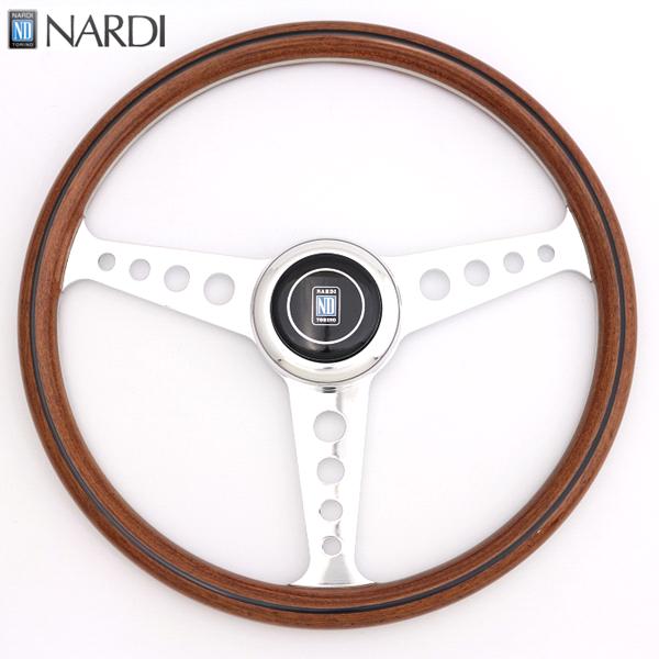 楽天市場】NARDI ナルディ N162 クラシック ウッド&シルバースポーク 