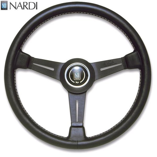 楽天市場】NARDI ナルディ N132 ブラックレザー&ポリッシュスポーク 