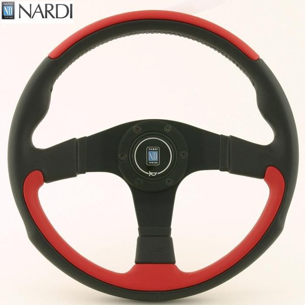 楽天市場】NARDI ナルディ N810 ブラック/ブルーレザー&ブラック 