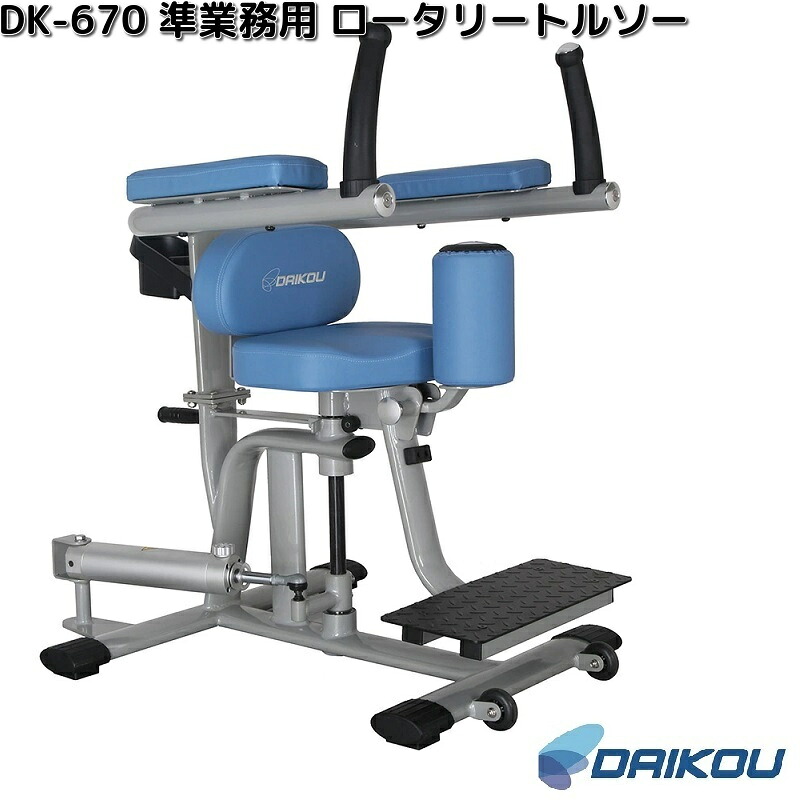 大広 DAIKOU DK-670 準業務用 ロータリートーソ 油圧GYMマシン 12段階負荷【送料無料(沖縄・離島を除く)】【メーカー直送】【代引き/同梱不可】フィットネス トレーニング|KCMオンラインショップ