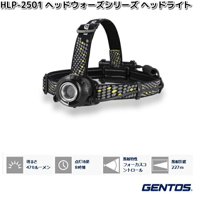 楽天市場】□GENTOS ジェントス HW-G533H LED ヘッドライト HEAD