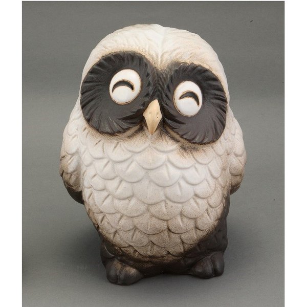 楽天市場】信楽焼 556-06 石肌手づくりふくろう（大） ふくろう