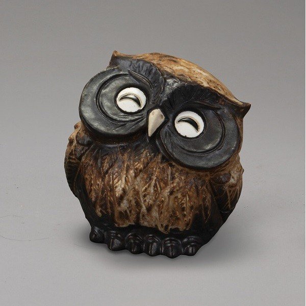 楽天市場】信楽焼 558-03 風水お願いふくろう（白） ふくろう