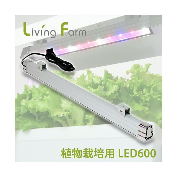 リビングファーム Lfs 600 植物栽培用 高輝度led600 100v直結仕様 1本 メーカー直送 代引き 同梱包不可 栽培キット 水耕栽培 栽培セット Livingfarm Tajikhome Com