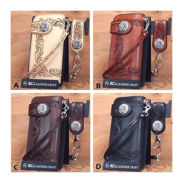 【送料無料(沖縄・離島を除く)】KC s  ケーシーズ  KPW029　ライダースウォレット アリゾナ フローラル シャーク　KPW-029【お取り寄せ商品】【代引不可】【ケイシイズ/LEATHER CRAFT/長財布】 楽天市場】【送料無料(沖縄・離島を除く)】KC s ケーシーズ KPW029