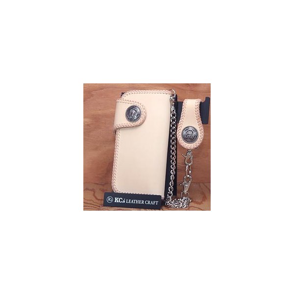 【全色入荷中ぶらりん】【貨物輸送無料(沖縄・離島を除く)】KC s  ケーシーズ  KNW002 ライダースウォレット ７ （七つ） 一ころ 牛皮 KNW-002【お取り寄せ商いもの】【ケイシイズ LEATHER CRAFT 長札入れ オハヨーコーポレーション】 メンズ財布-財布・ケース-バッグ・小物・ブランド雑貨