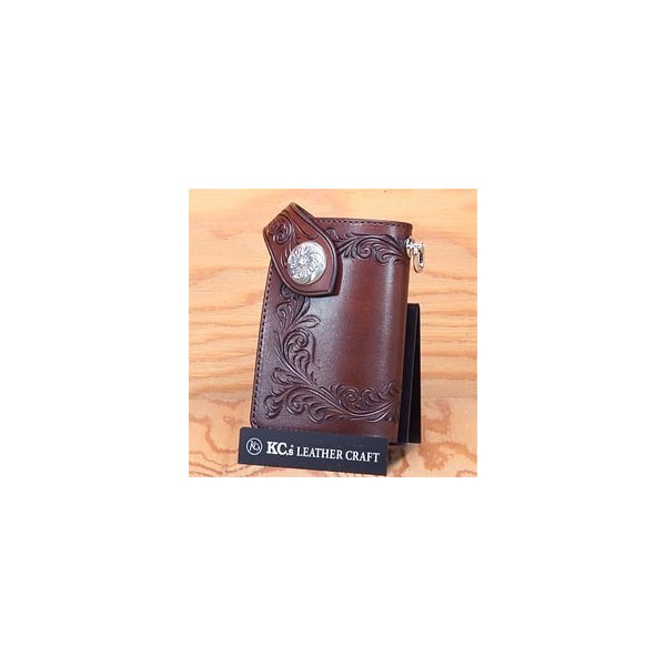 【入荷未定】【送料無料(沖縄・離島を除く)】KC s ケーシーズ KPB043C ロングビルフォード リオグランデ フリーカット　モカ　KPB-043【お取り寄せ商品】【ケイシイズ　LEATHER CRAFT　二つ折り財布　オハヨーコーポレーション】