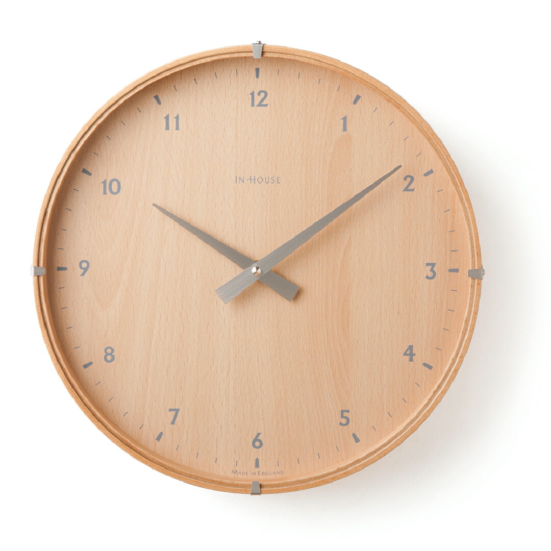 【美品】IN HOUSE 壁掛け時計 英国製 ACTUS 英国 ブランド IN HOUSE 壁掛け時計 40cm - メルカリ