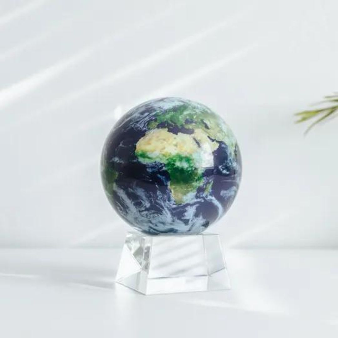 【送料無料！】訳有 特価 ムーバ 地球儀 MOVA Globe Φ11cm MOVA Globe ナチュラルアース Φ114mm - YAMAGIWA OnlineStore