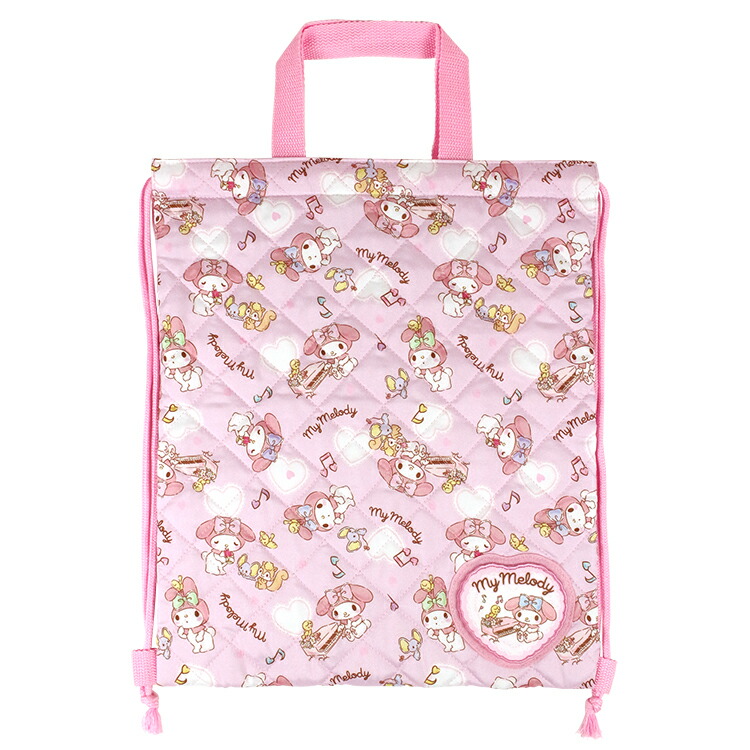 楽天市場】【メール便可】【刺繍可】ハローキティ キルトナップサック