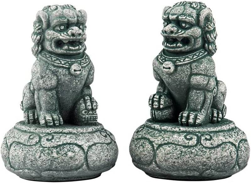 中国　青銅　ライオン　獅子　レア　美術品　古代　★送料無料☆ Amazon.co.jp: EnergyPower ライオン 木彫り彫刻 檜天然木彫り