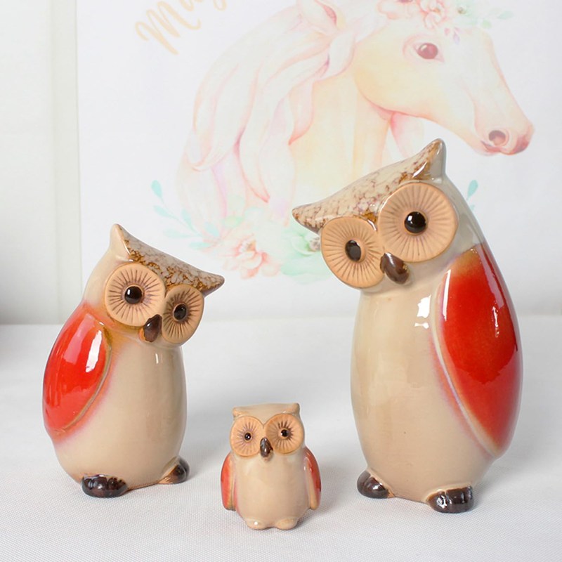 フクロウ　置物　アンティーク　金属工芸　シルバー フクロウ 置物 アンティーク 金属工芸 シルバー Yahoo