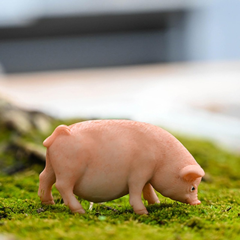楽天市場】ブタ 置物 壁掛けタイプ ぶた リアルな豚の置物 動物