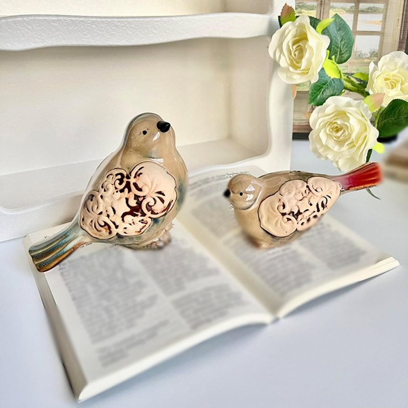 楽天市場】小鳥 置物 鳥 陶器製 おしゃれ かわいい Bird バード