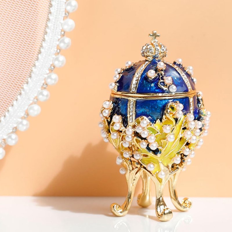 楽天市場】インペリアル イースターエッグ レプリカ 卵 置物 オブジェ