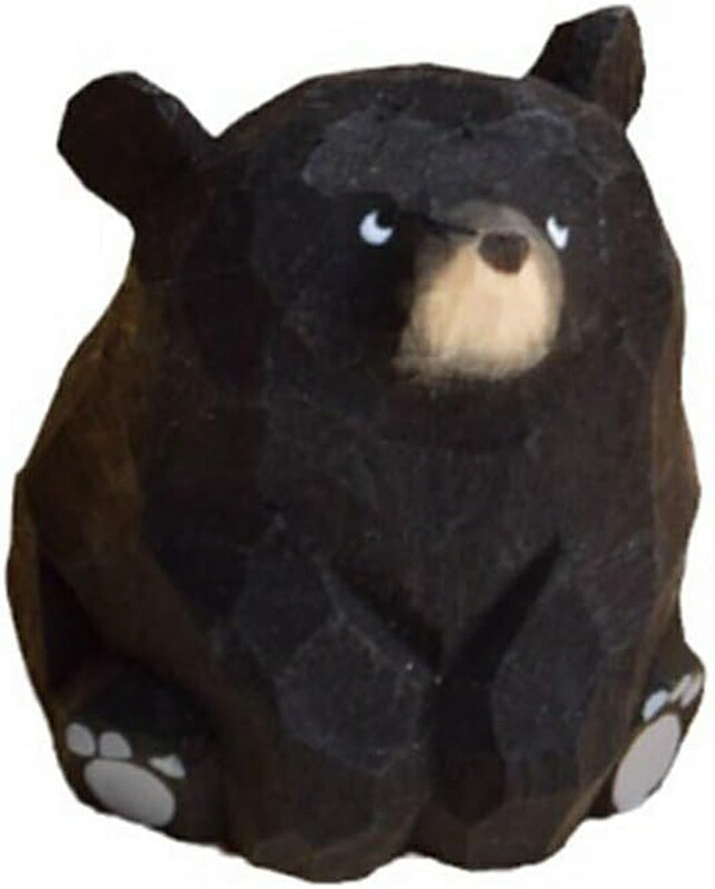 楽天市場】木彫り 熊の置物 槐の木 【01】 北海道 国産