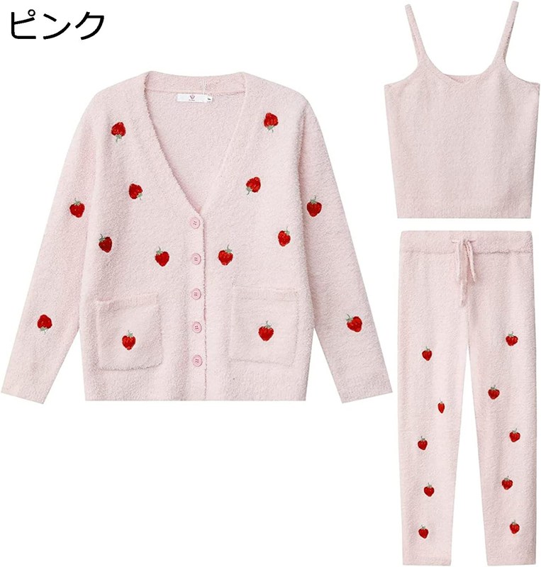 秋冬用 かわいい 保温 コーラルフリース ゆったり 大きいサイズ ルームウェア かわいい 可愛い 暖かい あったか 長袖 部屋着 ふわもこ クリスマスプレゼント ID3564 main image 1