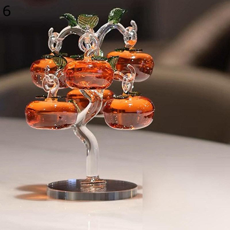 楽天市場】k9クリスタルガラス 水晶置物 柿 水晶樹 クリスタルツリー