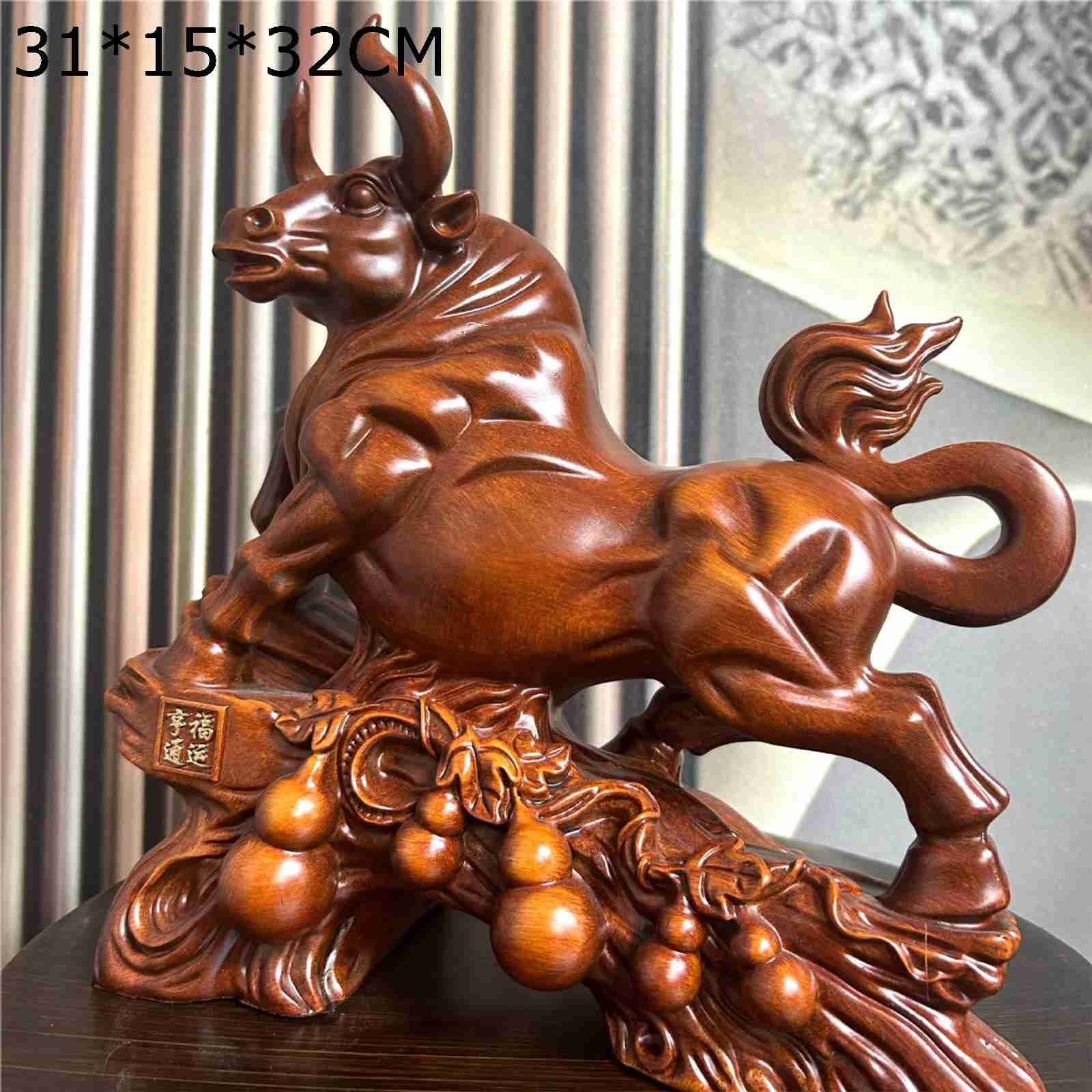 楽天市場】ウシの置物 牛 2点セット Bタイプ（ベル） 干支 リアルな