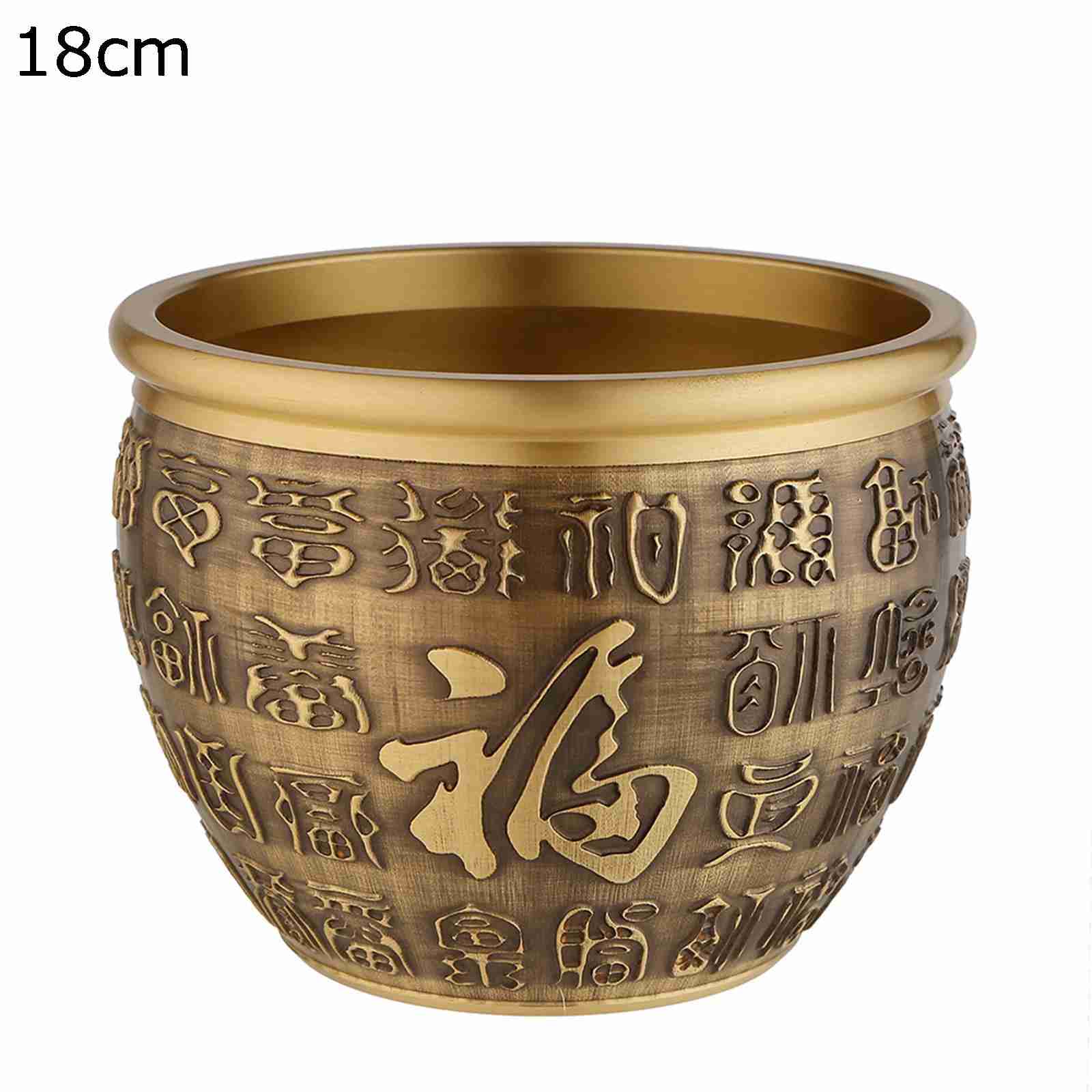 楽天市場】宝鉢 風水宝盆 聚寶盆 置物 銅製 風水グッズ 幸運